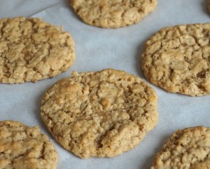 Maple Brown Sugar Oatmeal Cookies