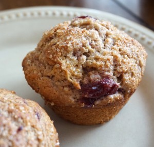 Sweet Cherry Muffins