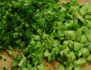 how to chop broccoli