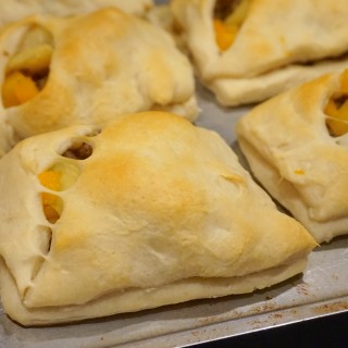 Butternut Squash, Apple and Sausage Turnovers
